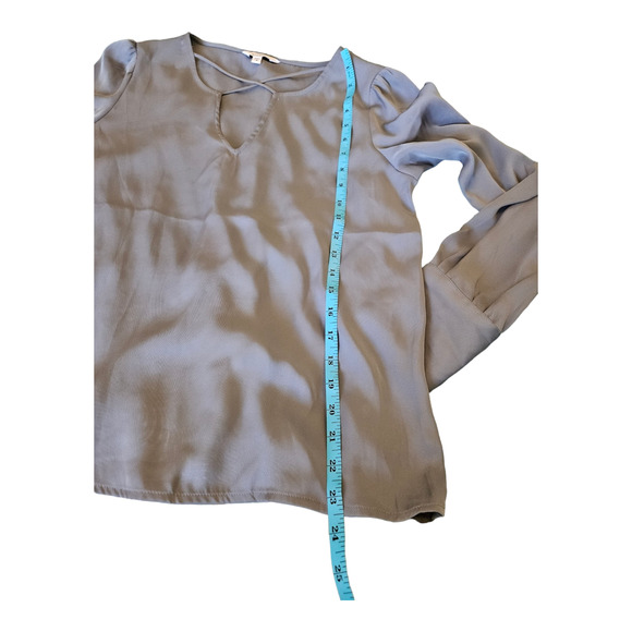 Express Small Gray Long Sleeve Shirt - Picture 6 of 7